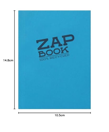 Clairefontaine, Ref 3357C, Recycled Zap Book (160 Pages), A6 (148 x 105mm) Size, Recycled 80gsm Paper, Acid Free, pH Neutral - Image 3