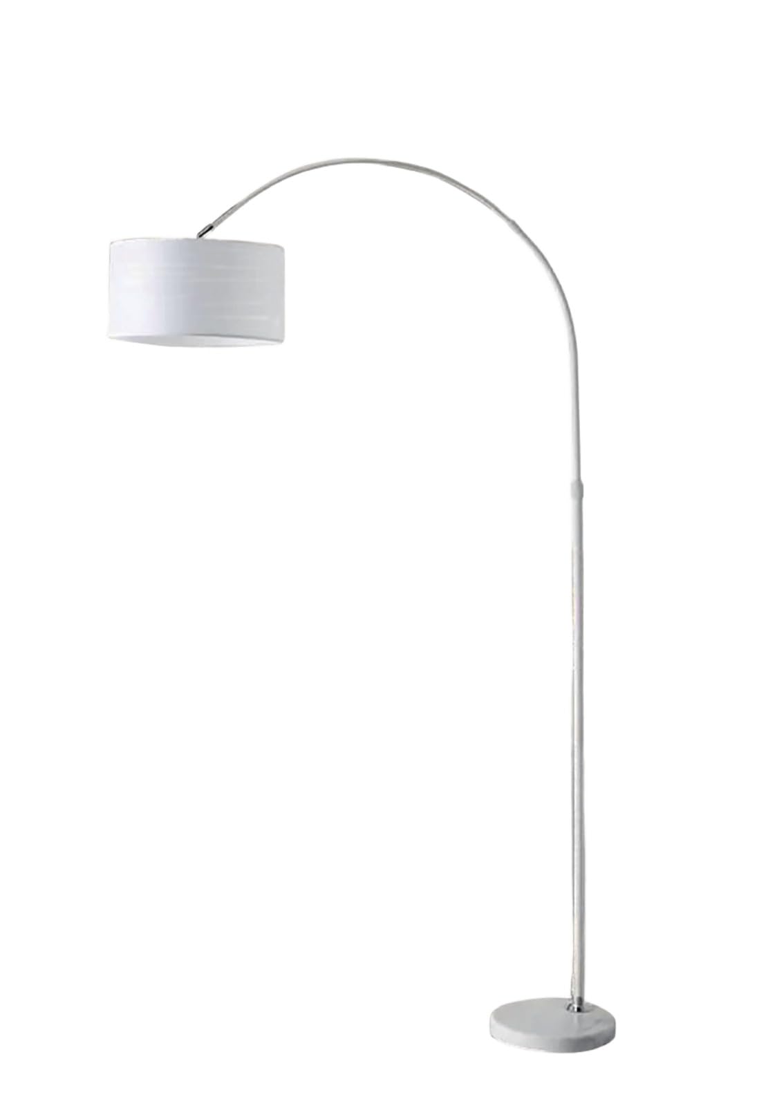 BEL AIR HOME - Lampadaire CAPRI Réglable - Éclairage de Précision pour Lecture - Design Élégant, Métal Durable - Hauteur Max 126 cm, Blanc