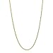 Gold Chain Necklace 18k Gold Plated 3mm French Rope Chain Jewelry (24.00)