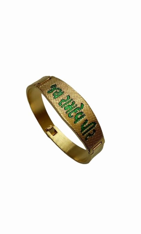 KUNJ ENTERPRISE JAY RAMDEV PIR Fashionable Bracelet For Boys And Man In Ovel Shape Openable