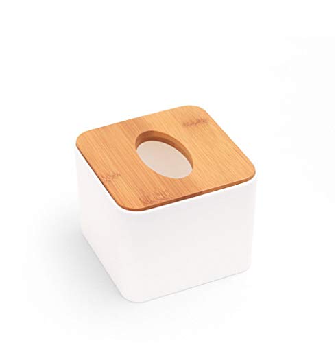 Julymall - 1 caja de pañuelos de madera Cover