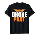 Pilote de drone aux couleurs vintage pour tous ceux qui aiment la technologie des hélicoptères, des avions et des avions et pour piloter des caméras et des robots vidéo et cinématographiques innovants avec une télécommande en tant que pilote amateur