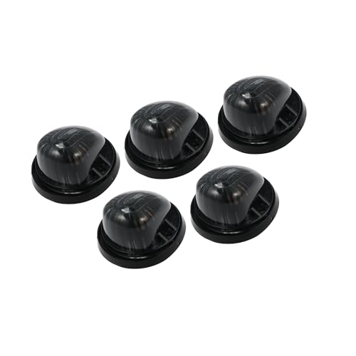 RATCHROLL 5pcs Car Top Cab Marker Light Roof Running Lamps Smoked Black Covers Lens Yellow LED Light for Chevrolet C30 C20 K30 K20 1977-1986 for GMC C1500 1979-1984 Replacement Car Parts