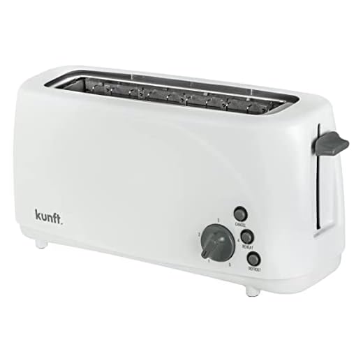 Kunft Tostadora, 1050 W, Plástico, Multicolo