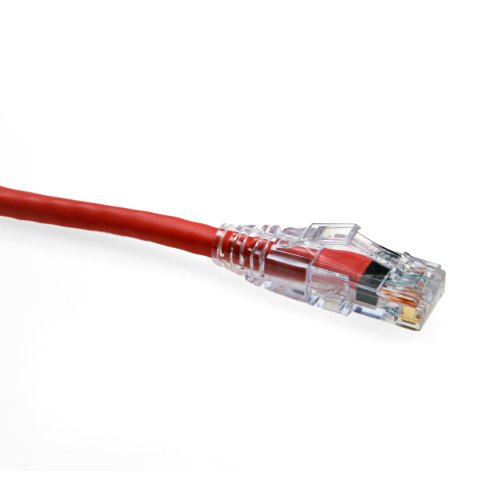 Leviton Patch Cord Slimline Cat 5E 15 pies Rojo miniatura 1