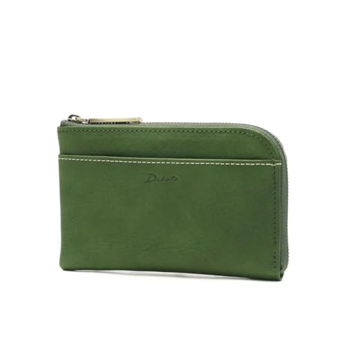 Portefeuille Dakota en cuir véritable vert : élégance au quotidien pour femme