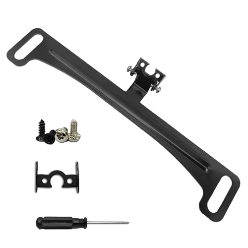 de Placa de Trasera - Kit de Montaje Impermeable | Invertir el de | de Respaldo Negro para de Tablero, Espejo, sedán, vehículo, Asistencia