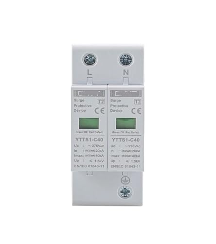 Parafoudre AC 2P YTTS1-C40 résout les pannes électriques dues aux surtensions