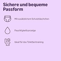 by Amazon Disney-Windelhosen, Größe 5 (12–17 kg), 140 Stück (2 Packungen à 70 Stück), weiß, Monatsvorrat (früher von der Marke Mama Bear, dasselbe Produkt) – Ansicht 4