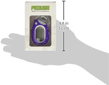 Pedusa PE-771 Tri-Axis Multi-Function Pocket Pedometer - Purple With Holster/Belt Clip
