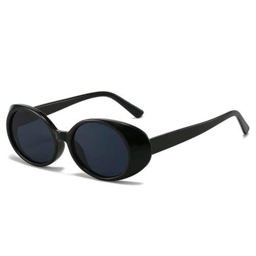Lunettes de soleil ovales à fleurs femmes tendance rétro petite monture UV400