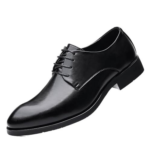 Oxford Shoes for Mens Spanish Leather Lace Up Breathable Low Top Prom Wedding