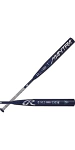 Batte De Softball Rawlings Mantra 3.0 Fastpitch - Équilibrée 30/20 - Idéale Pour Les Joueuses Compétitives