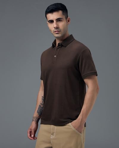 Image of Wellbi Eco-Friendly Bamboo Polo T Shirt | Mens Stylish Casual Regular Fit | Comfortable Soft | Trendy Breathable Lightweight | Quality Modern Essential Fashion