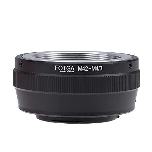 Hersmay M42-M4/3 Objektivadapterring M42 42 mm Mount Objektiv auf Micro Four Thirds MFT M4/3 Mount Kamera für Panasonic G3 G10 GF2 GF3 GH2 GH4 GH5S für Olympus E-P3 E-PL1 E-PL2 PEN E-M5 Mark II E -M10