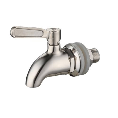 BEBEMOKO 304 Stainless Steel Wine Barrel Faucet Draft Beer Faucet Shank Wine Pourer Spout Cold Drink Dispenser Home/bar/hotel/restaurant