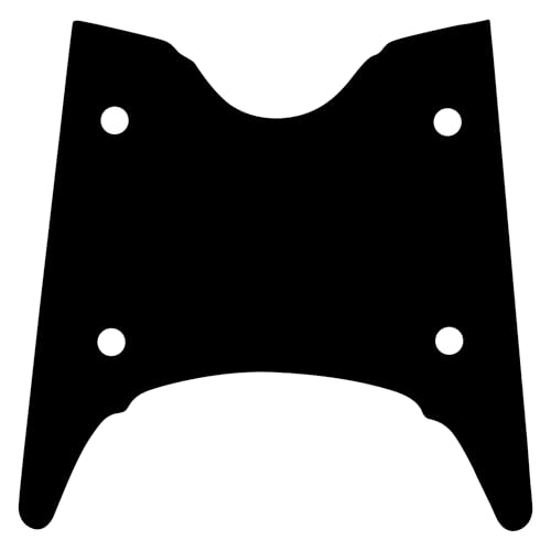 Image of Grandbiker Rubber Foot Mat Compatible with Dio 110 BS6 (Black)
