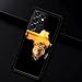 TAMEFOX Compatible with Samsung Galaxy S21 Ultra Case,Black-African Lion Slim Soft Shockproof TPU Protective Cover Case for Samsung Galaxy S21 Ultra 6.8-inch