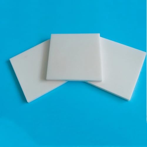 Zirconia Ceramic Square Sheet 100x100mm, High Temp & Wear Resistant Insulation Board for Industrial Use(100x100x0.15mm)
