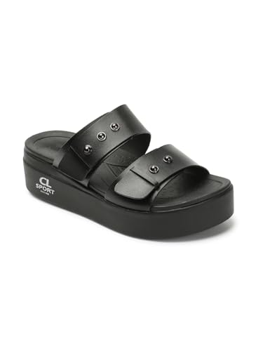 Image of Carlton London women's Adjustable Double Strap Platform Sandals