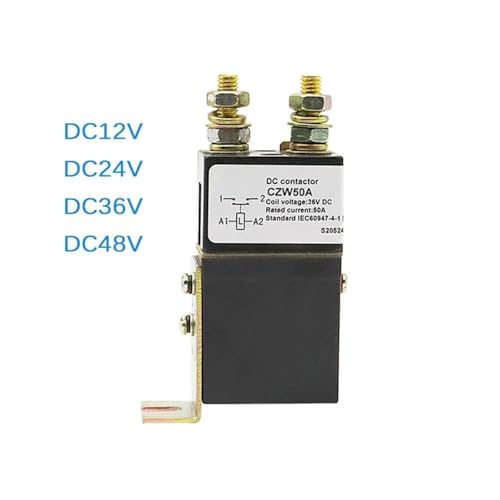 Contacteur de tension DC pour machines de construction et systèmes photovoltaïques 36V