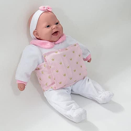 Bolsa Térmica Bebê sem Cólica com Cinta Coroa Rosa