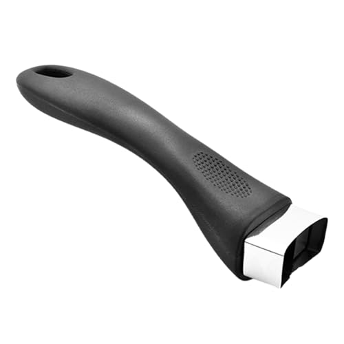 1Pc Black Bakelite Pot Handle Scald-Proof Long Handle Grip Replacement with Screw The pan grip for Grip Replacement Kitchen Saucepan Pan Type A One Size Saucepans Attachment