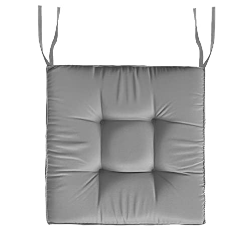 Wasserdicht Sitzkissen Outdoor Gartenstuhl-Kissen Esstischstuhl-Kissen Stuhlkissen Indoor Sitzkissen Lounge Outdoor Sitzkissen 40x40*7 Und Tuhlpolster 45x45*7 Kann AuswäHlen,Dark gray,40*40Pack of 2 Cover