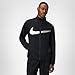 Nike Men's Dri-Fit Form Jacket, Black/White, Medium