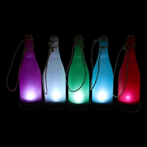 Lanterne solaire extérieure pour bouteilles : éclairer un jardin sans électricité