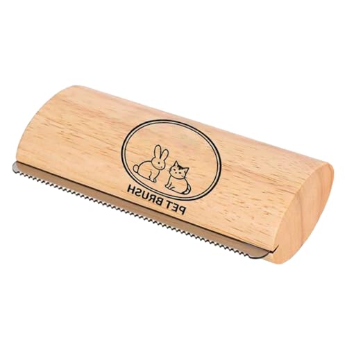 Spazzola per Cani contro la Perdita di Pelo,Rimozione Sottopelo Portatile - Spazzola in Legno che Rimuove il Pelo del Cane | Per cuccioli e gattini, razze medie e grandi, pelo lungo e corto