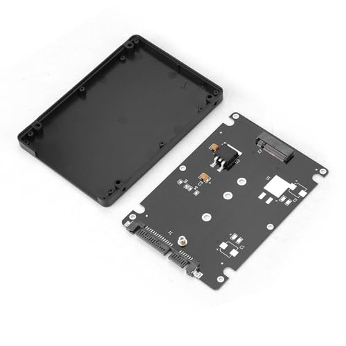 Zoeyilan M.2 SSD NGFF to SATA Adapter Card, Converter Adapter, Solid State Drive Converter Card for Upgrade M.Book Air (Black)