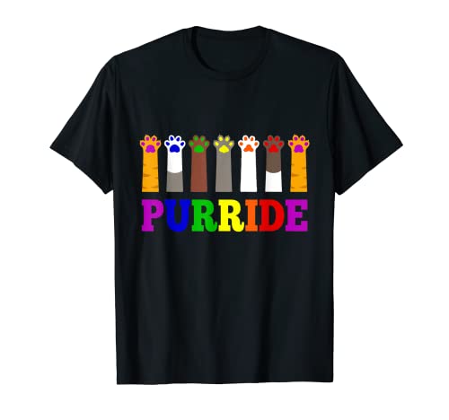Purride Cats Pride LGBT génial T-Shirt