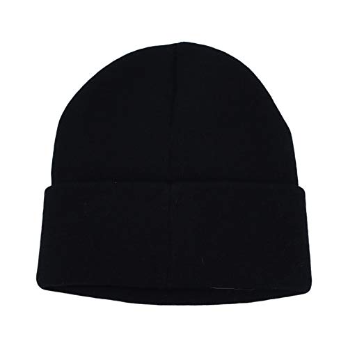 Withmoons Skull Beanie Hat Heart Patch Watch Cap Cr51310 (Black) #TOP1