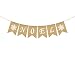 Noel Burlap Banner Merry Christmas Garland Bunting Mantel Fireplace Decoration