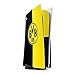 DeinDesign Skin kompatibel mit Sony Playstation 5 PS5 Disc Edition Folie Sticker BVB Borussia Dortmund Wappen