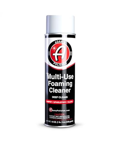 Adam's Polishes Multi-Use Foaming Cleaner - Foaming Formula for Simple and Fast Cleaning - Safe on Carpet, Cloth, and Velour (18 oz)