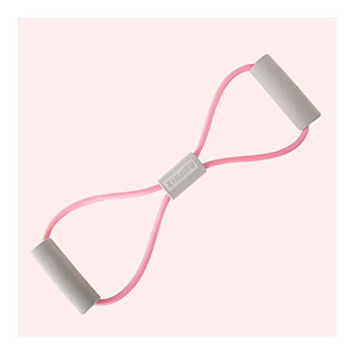 Yoga Rally Back Training Device Stretch Rope Home Fitness Ladies Pull Back Artifact Stretch Belt Yoga Equipment (Color : Pink)