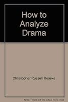 How to Analyze Drama 0671187554 Book Cover