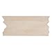 Bulk Buy: Darice DIY Crafts Wood Sign Rectangle with Jagged Edges 7.25 inches 12 pieces (12-Pack) 9161-91