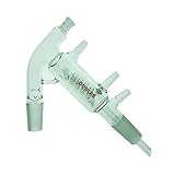 DONLAB Glass All-in-one Micro Distilling Head Short Path Vigreux Coil Condenser 10/18 Thermometer Joint