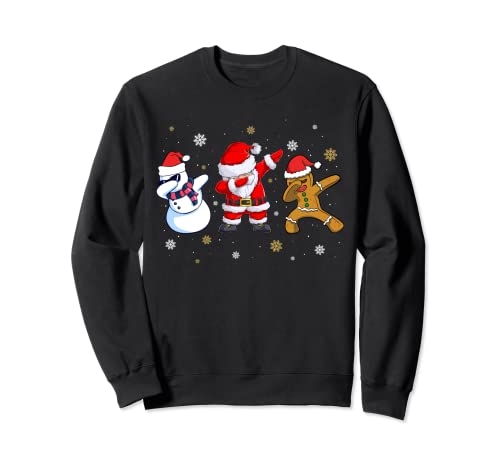 Pull de Noel Homme Dab Pere Noel Hip-Hop Cool Sweatshirt
