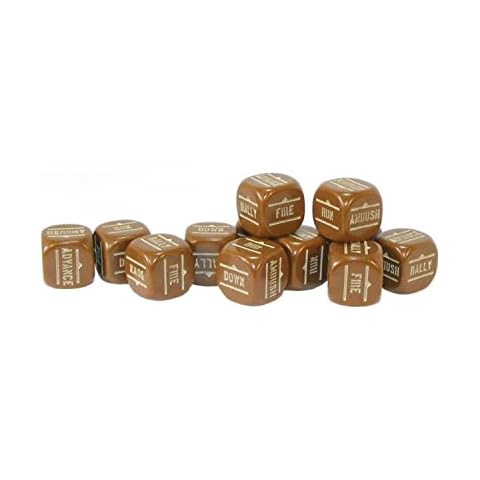 Bolt Action Orders Dice - Brown (12 Pack) Cover