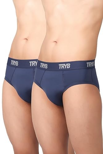 Image of TRYB Supporter for Cricket | Sports Underwear for Men | Stretchable Active Supporter Briefs | Pouch for Abdominal Guard | Light Weight, Breathable & Quick Dry | Gym Sports Innerwear Brief