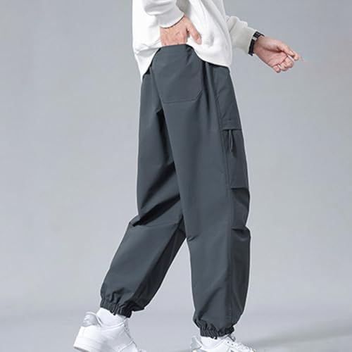 Ninja Pants Baggy Men Long Shorts Stretchy Waist Wide-Leg Trousers Harem Linen Summer Trouser Any Occasion Lounge2