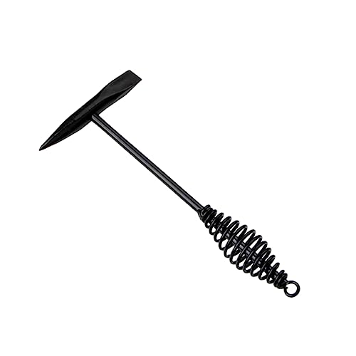 Veemoon Derusting Hammer Slag Hammer Decorative Mirror Tiles Carbon Steel Hammer Trustworthy Tool Anti-loss Hook Hammer Hammer Cushioning Impact Hammer Rust Hammer Spring