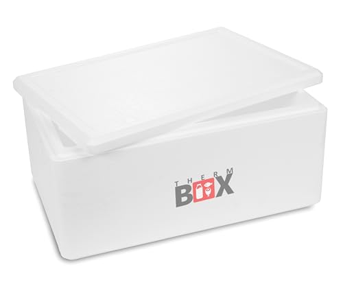 Boîte Therm Box en polystyrène 38L avec paroi isolante de 3cm