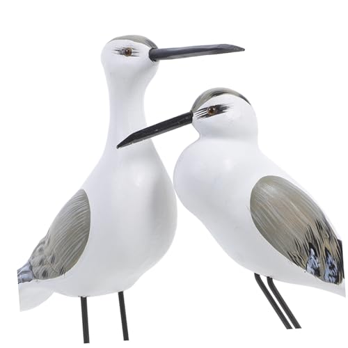 Statue de mouette bouda figurine oiseau de mer décoration intérieure