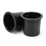 2 Stück 73 Mm Getränkehalter-Einsatz, Anti-Vibration, Ersatz-Getränkehalter-Einsatz für Wohnmobile, Bootsdecks, Terrassen, Anhänger, Getränkehalter-Einsätze für Autos