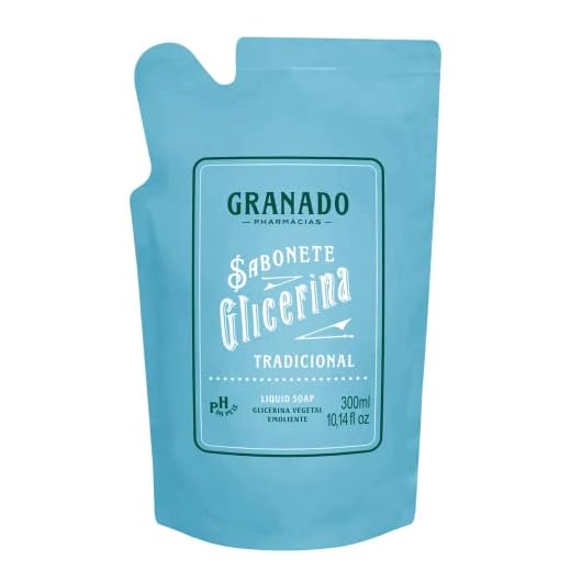 Refil Sabonete Líquido Glicerina Tradicional 300 Ml, Granado